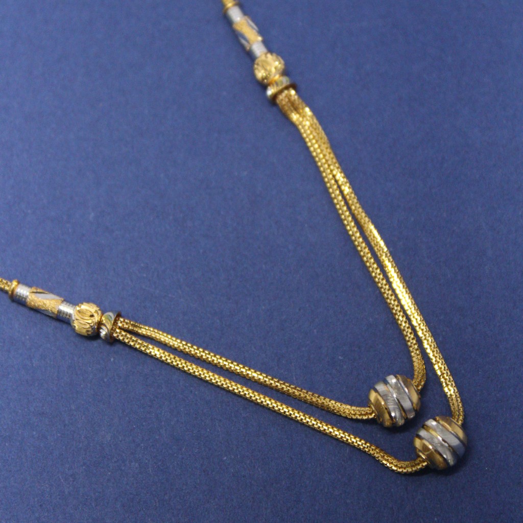 22K HALLMARKED Double line chain - Image 2