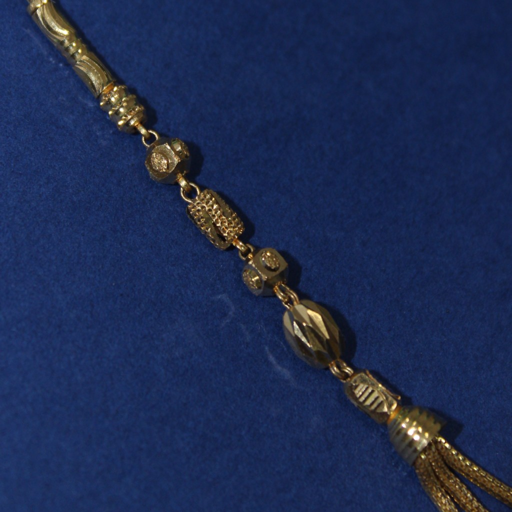 22K Hallmarked 3 Line Attractive Chain - Image 3