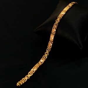 22KT gold Delicate Bracelet For Men's