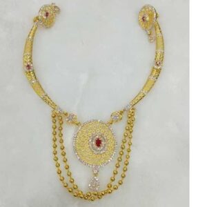 916 Gold Fancy Bridal Necklace