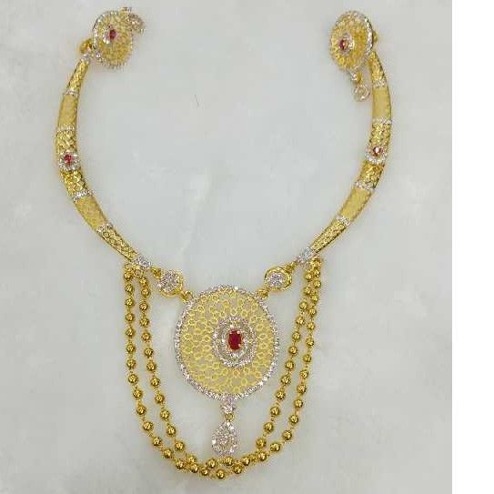 916 Gold Fancy Bridal Necklace