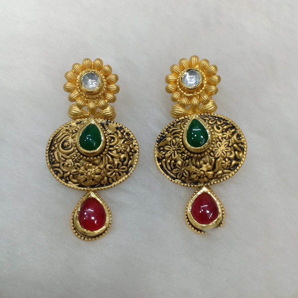 22k antique necklace set - Image 3