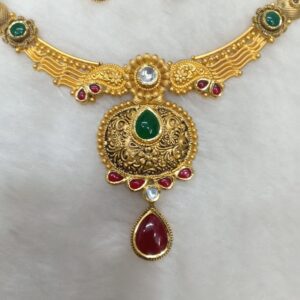 22k antique necklace set