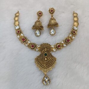 22k antique necklace set