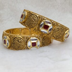 916 antique jadtar bangles