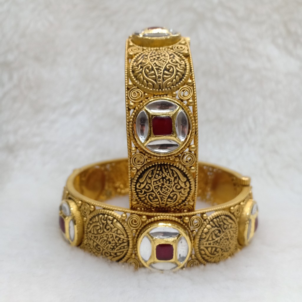 916 antique jadtar bangles