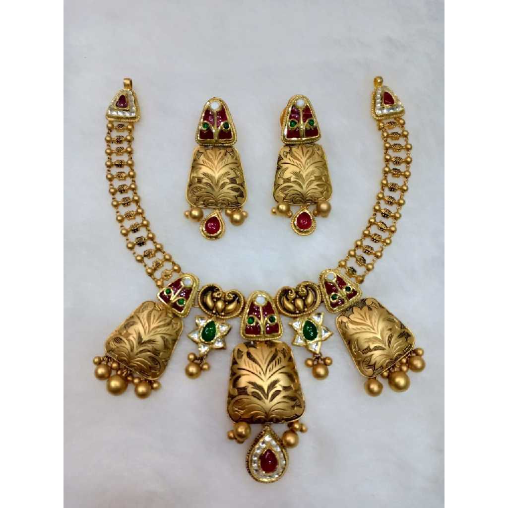 916 Gold antique Necklace set