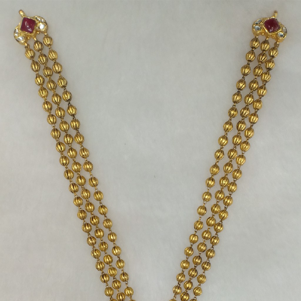 916 Gold antique long set CG1007 - Image 3