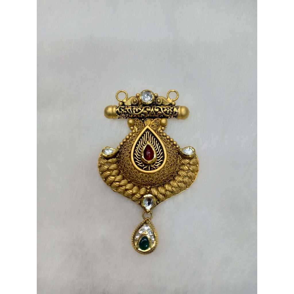 916 Gold Antique Colorful Mangalsutra Pendant