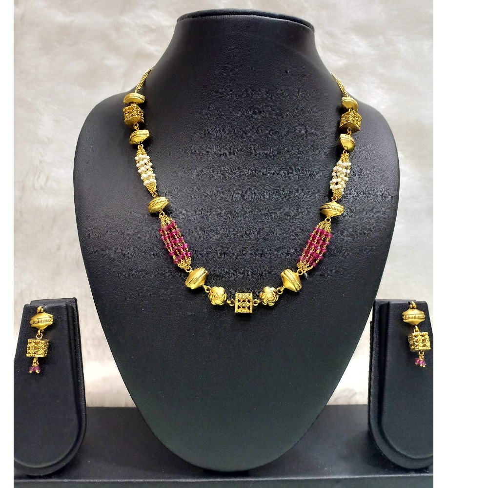 22KT Gold Exclusive Antique Mala