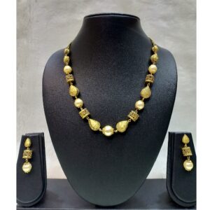22KT Fancy Antique Gold Mala