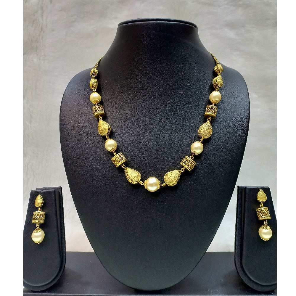 22KT Fancy Antique Gold Mala