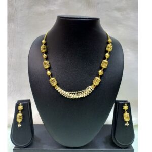916 Gold Exclusive Fancy Antique Mala