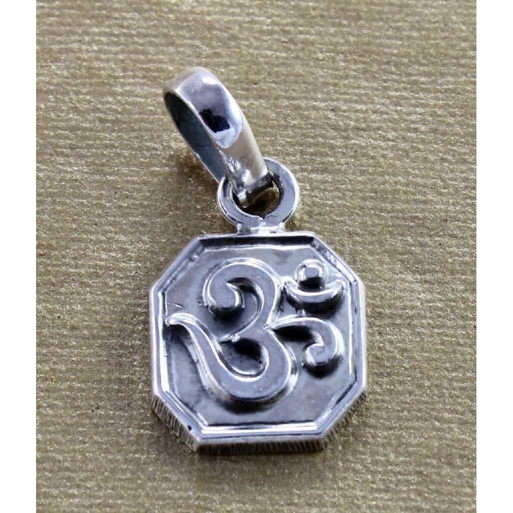 925 Silver OM Pendant