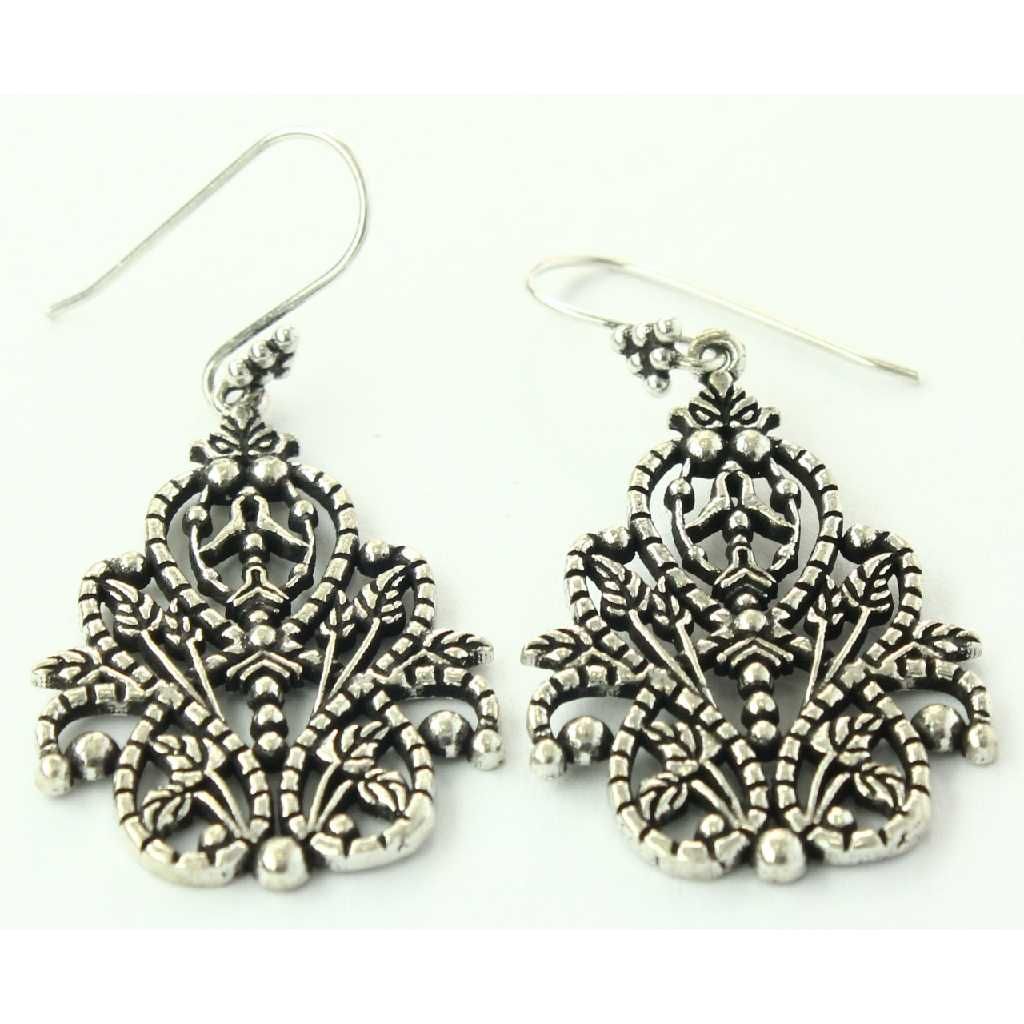 925  Oxidise Silver Earrings