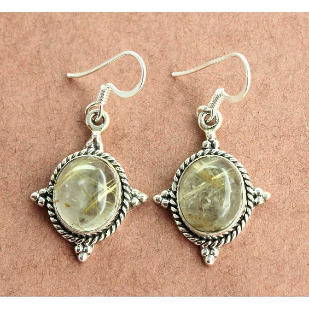 925 Silver Earrings with diamond