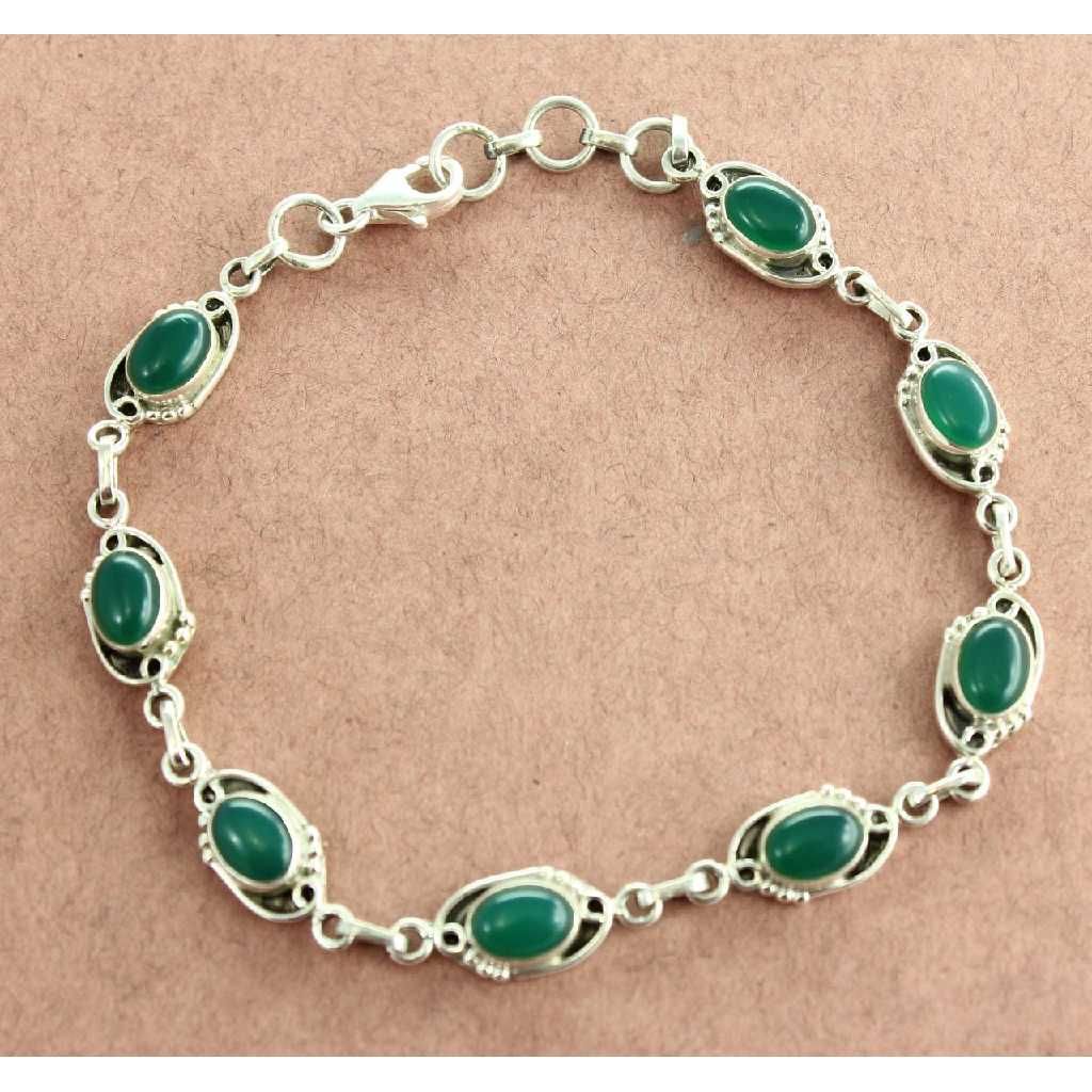 Designer Silver Diamond Bracelet