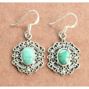 Antique Silver Diamond  Earrings