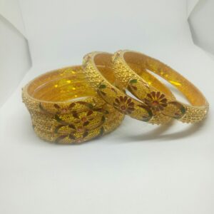 22kt gold bangle patla set
