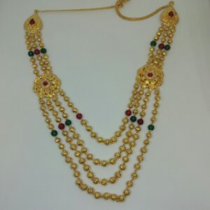 22 CT antique broch mala