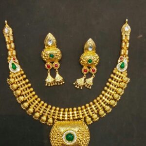 916 gold necklace set