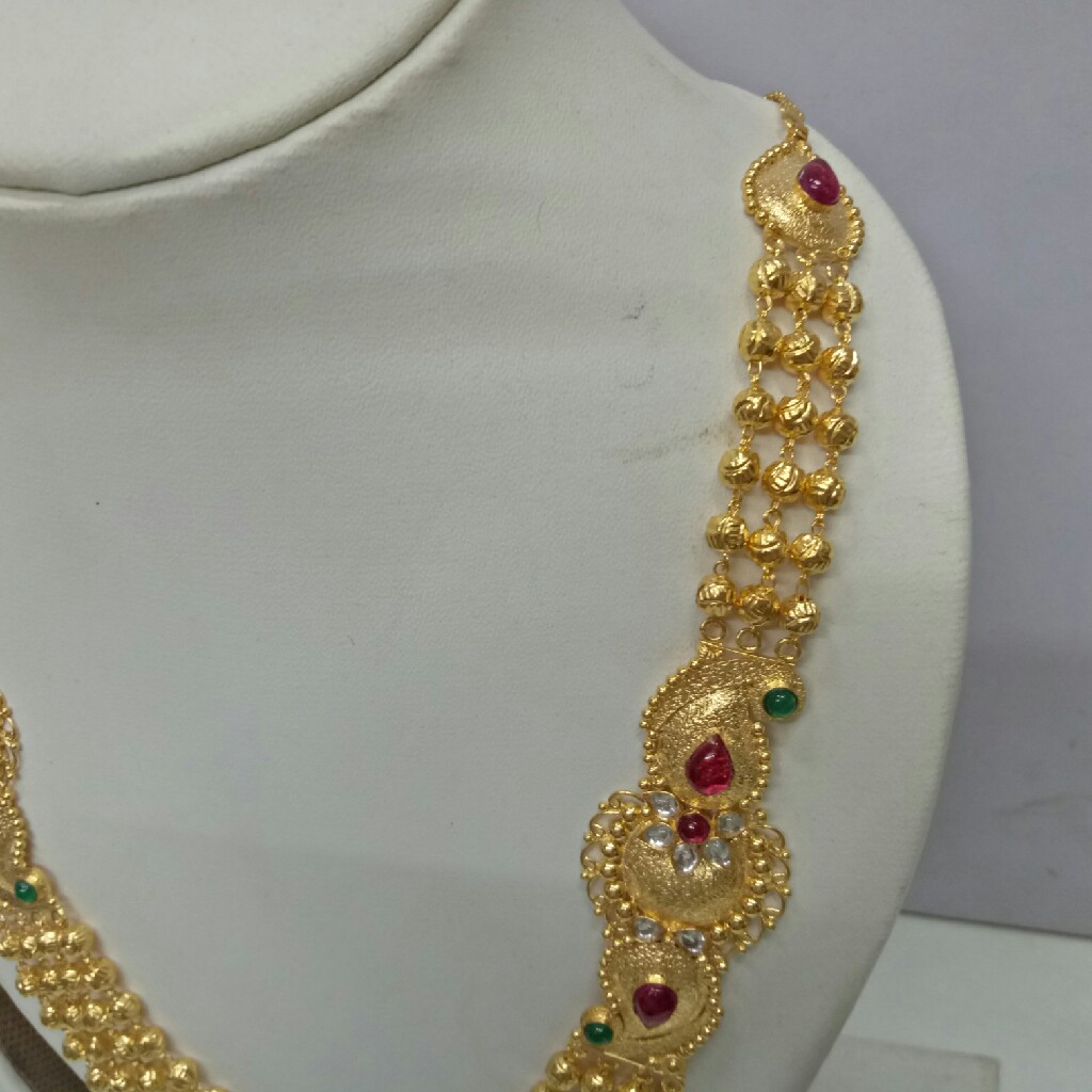 916 Gold Broch mala RJ-GQ0304 - Image 3