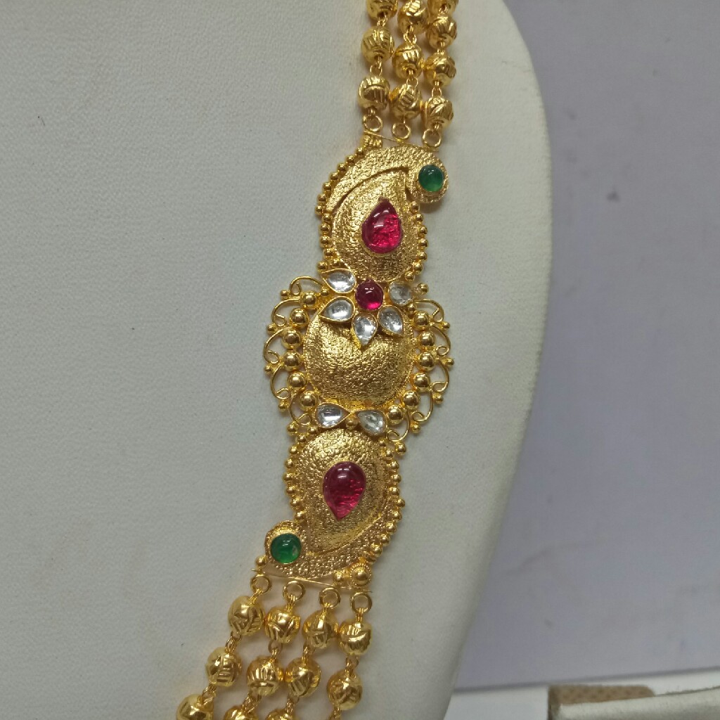 916 Gold Broch mala RJ-GQ0304 - Image 2