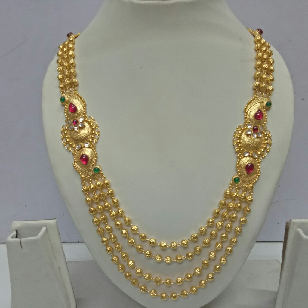 916 Gold Broch mala RJ-GQ0304