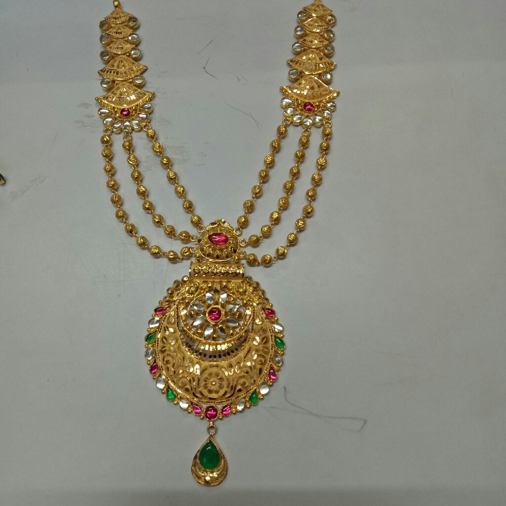 22CT gold attractive necklace GA9929