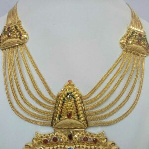 22KT Colored Stone Rabari Sutli