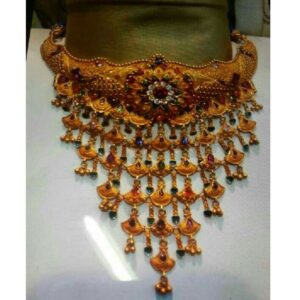 Indian Traditional Style Gold Necklace Set