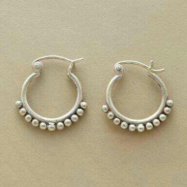 Silver Antique  Chand Bali
