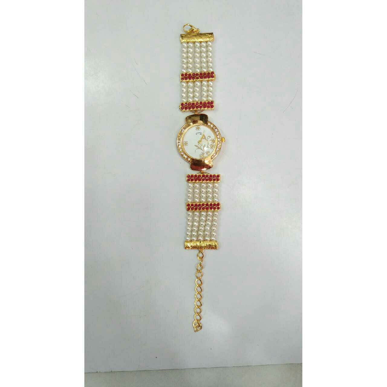 Pearl Bracelet Style Fancy Watch