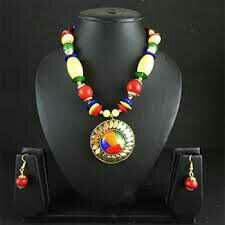 Fancy Stone Mala Necklace