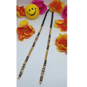 22KT Gold Antique 2 Line Mangalsutra Ser