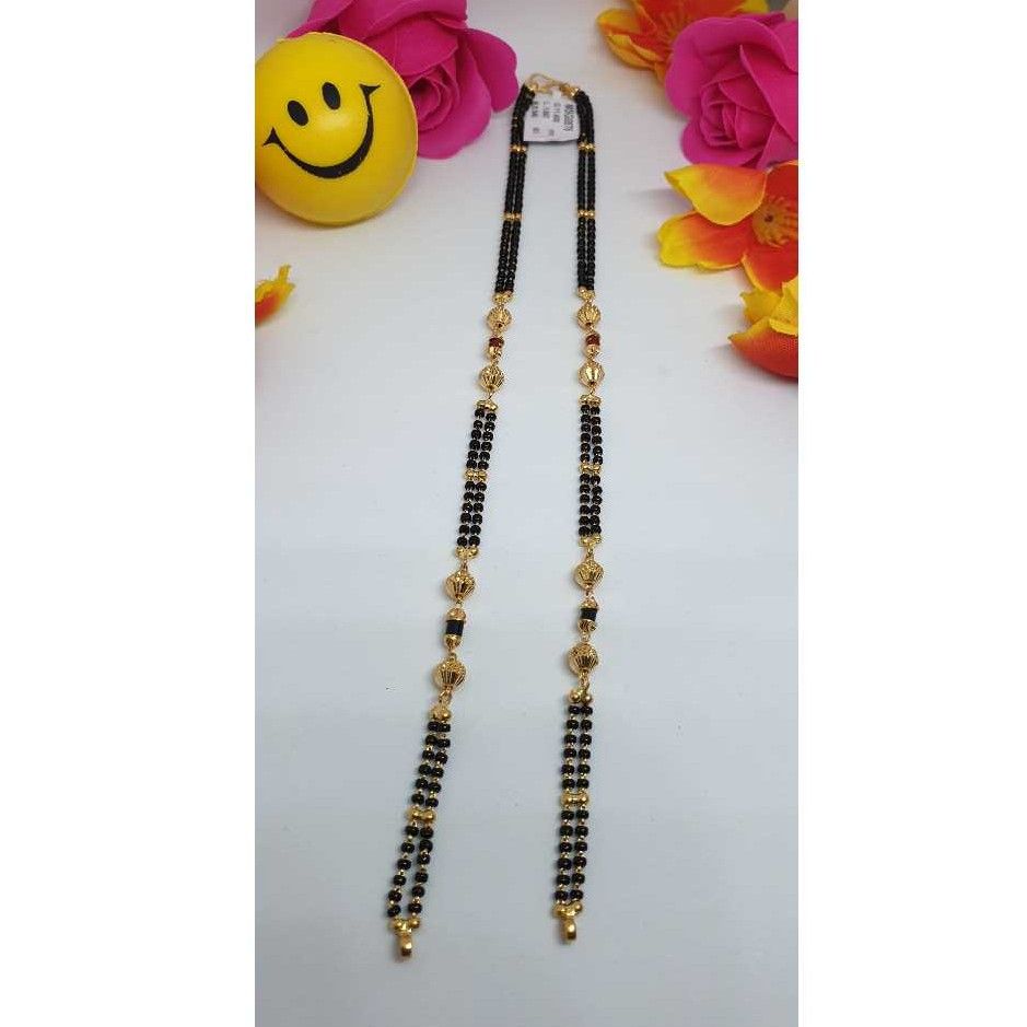 22KT Gold Fancy Beaded Para Mangalsutra Ser
