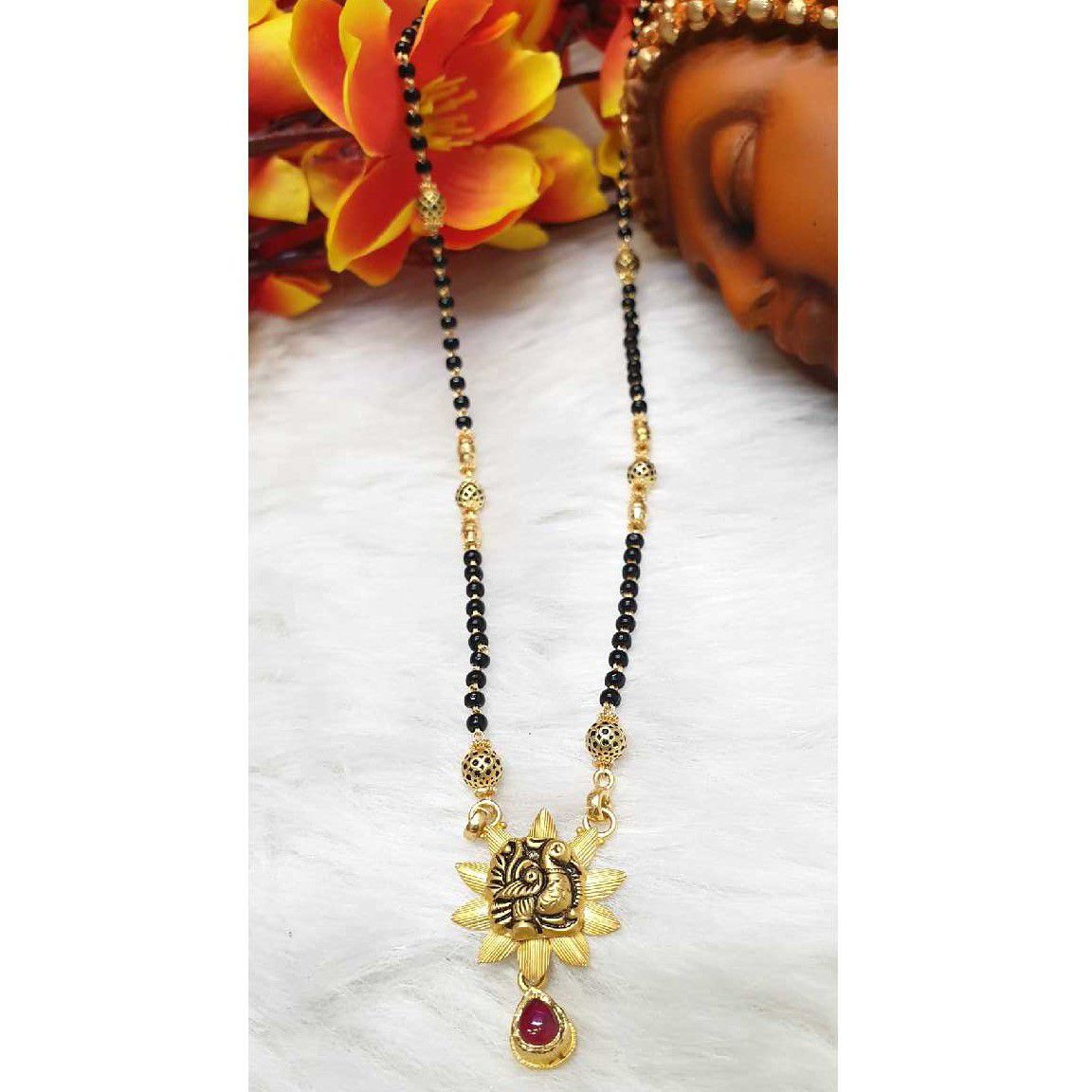 22KT Gold Antique Bridal Mangalsutra