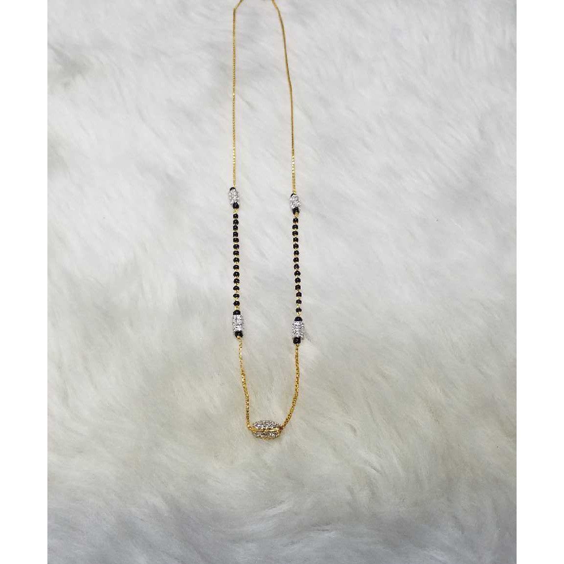 916 Yellow Gold Exclusive Gold Dokiya Mangalsutra