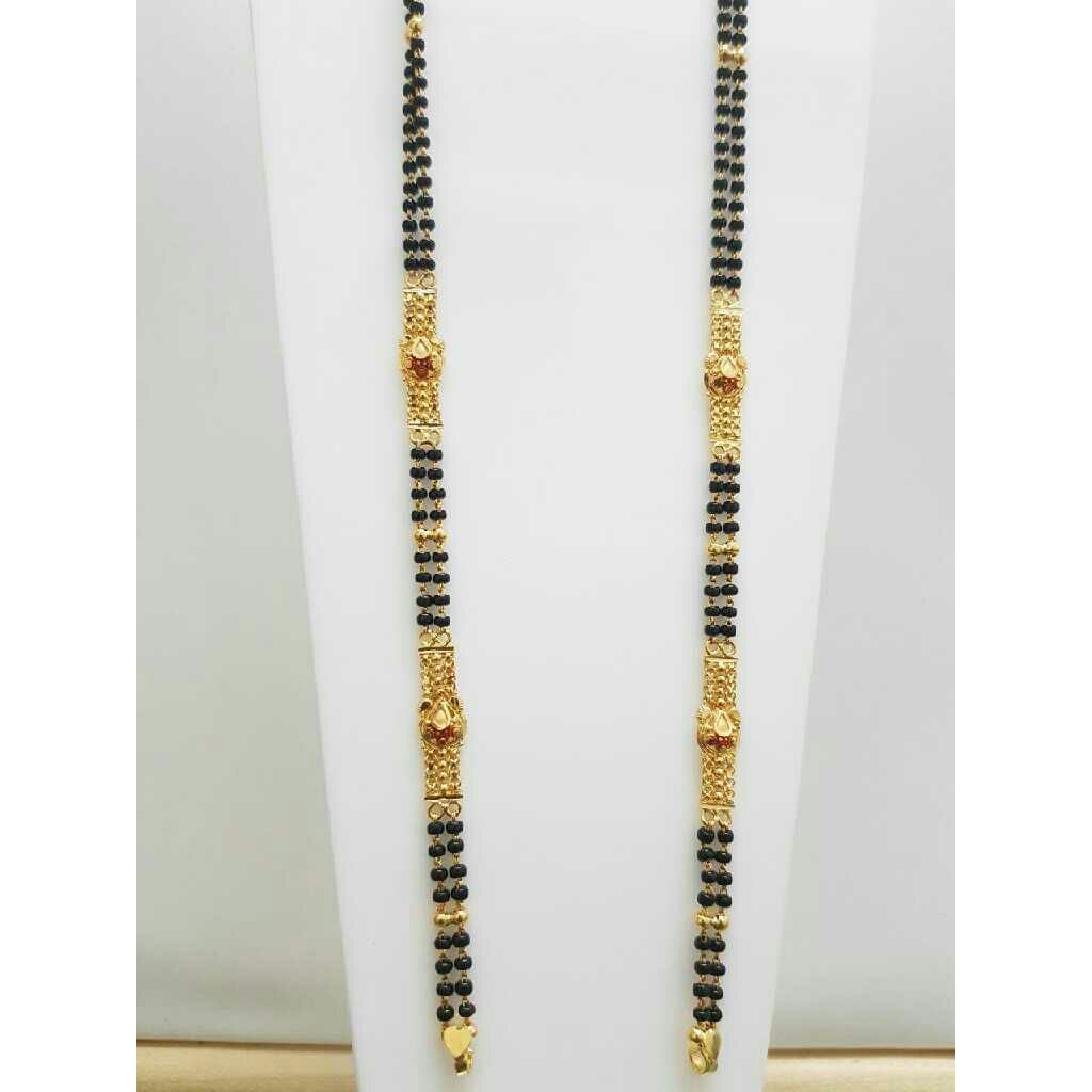 22K/916 Gold Double Line Attractive Mangalsutra