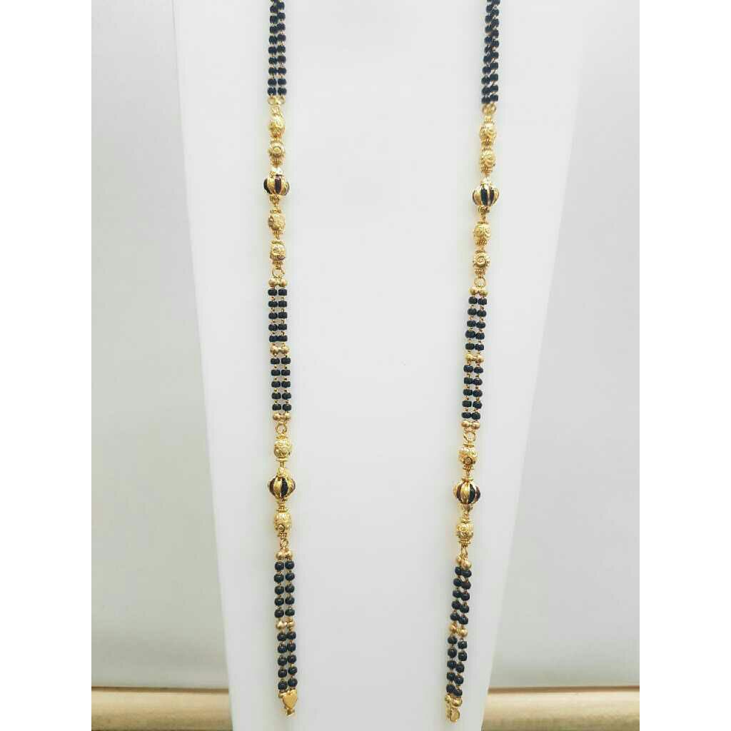 22K/916 Gold Double Line Fancy Mangalsutra