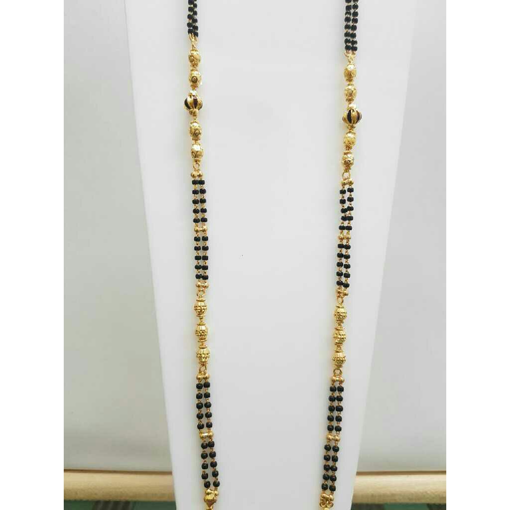 22K/916 Gold Double Line Fancy Mangalsutra
