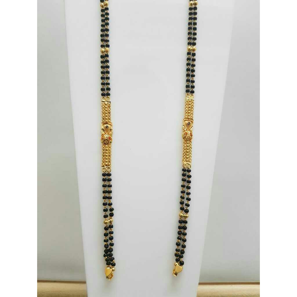 22K/916 Gold Double Line Classic Mangalsutra
