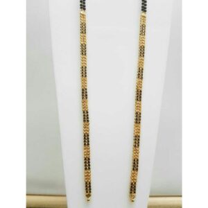 22K/916 Gold Double Line Designer Mangalsutra