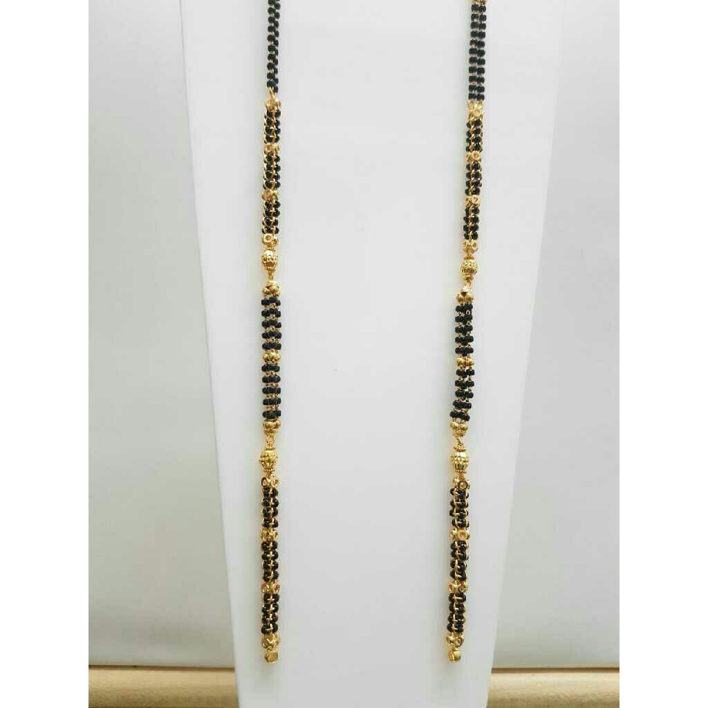 22K/916 Gold Double Line Fancy Mangalsutra