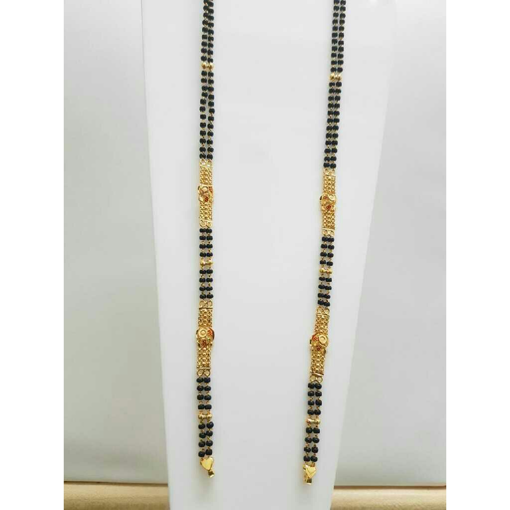 22K/916 Gold Double Line Fancy Mangalsutra