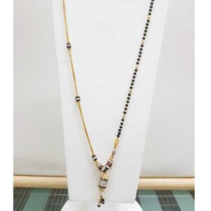 22K/916 Gold half chain and half mangalsutra
