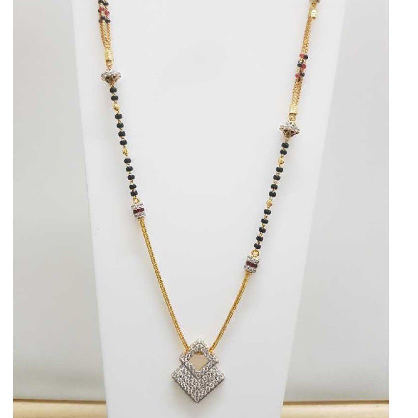 22K/916 Gold fancy cz Mangalsutra