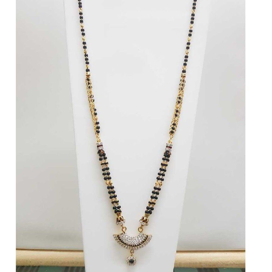 22K/916 Gold fancy cz mangalsutra