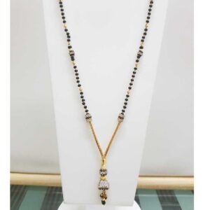 22K/916 Gold half chain and half mangalsutra