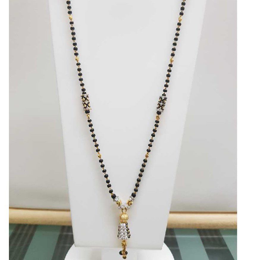 22K/916 Gold fancy diamond mangalsutra